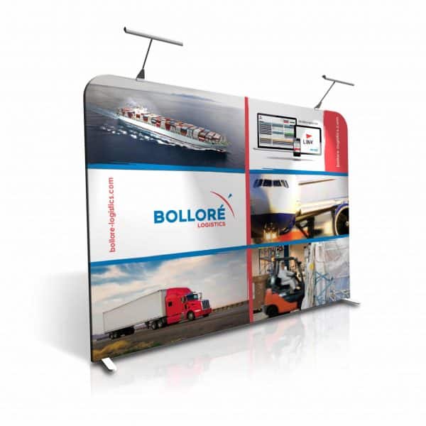 EZ-Tube Wall droit (toile et structure)