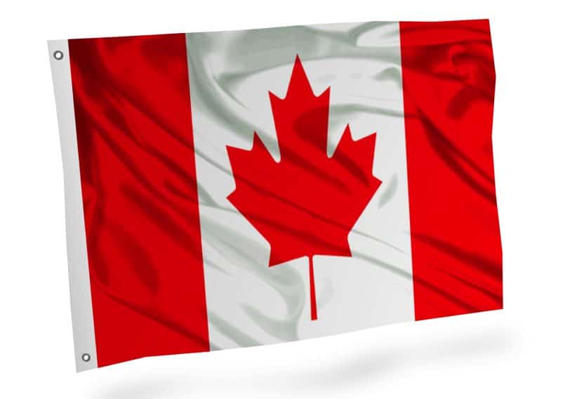 Drapeau style Canada