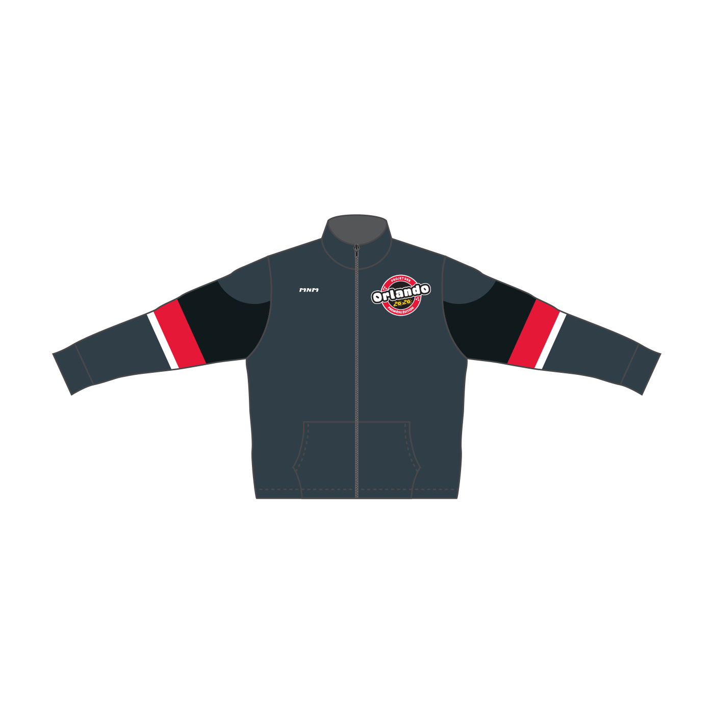 Veste avec fermeture éclair